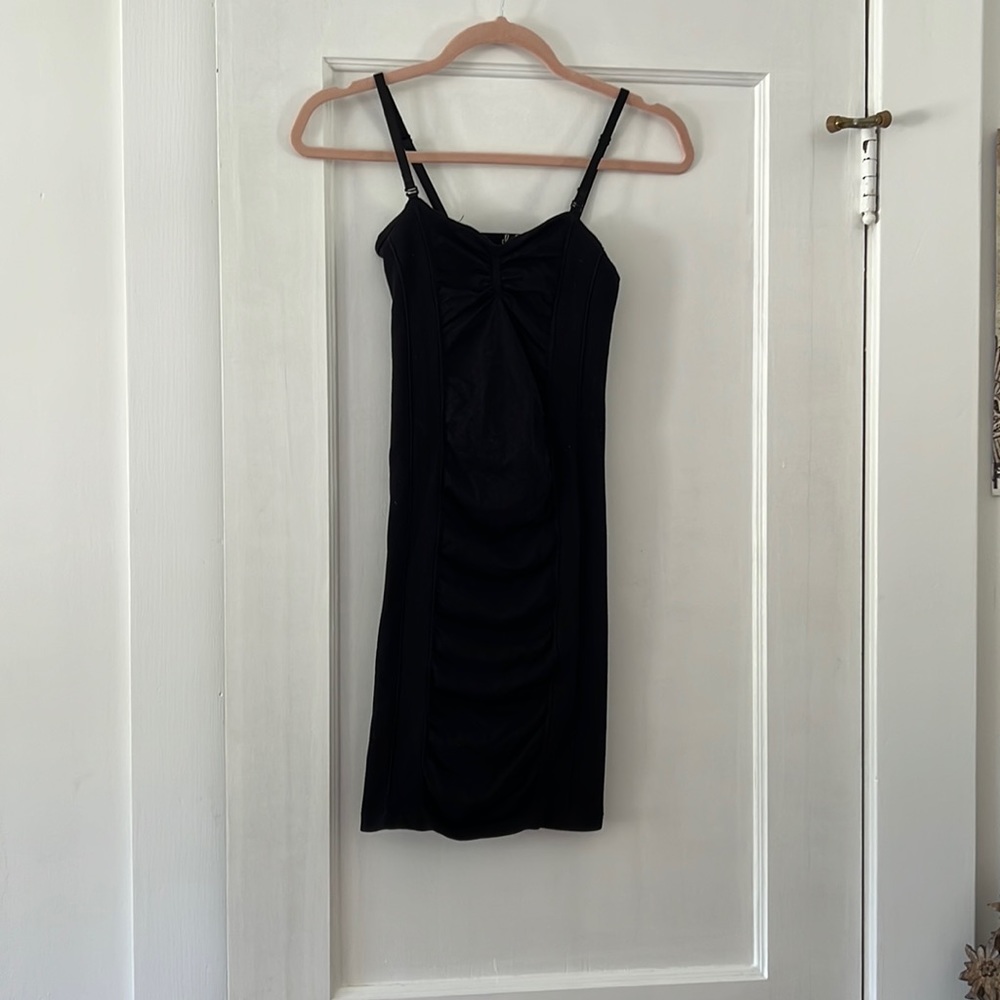 Free people black bodycon dress